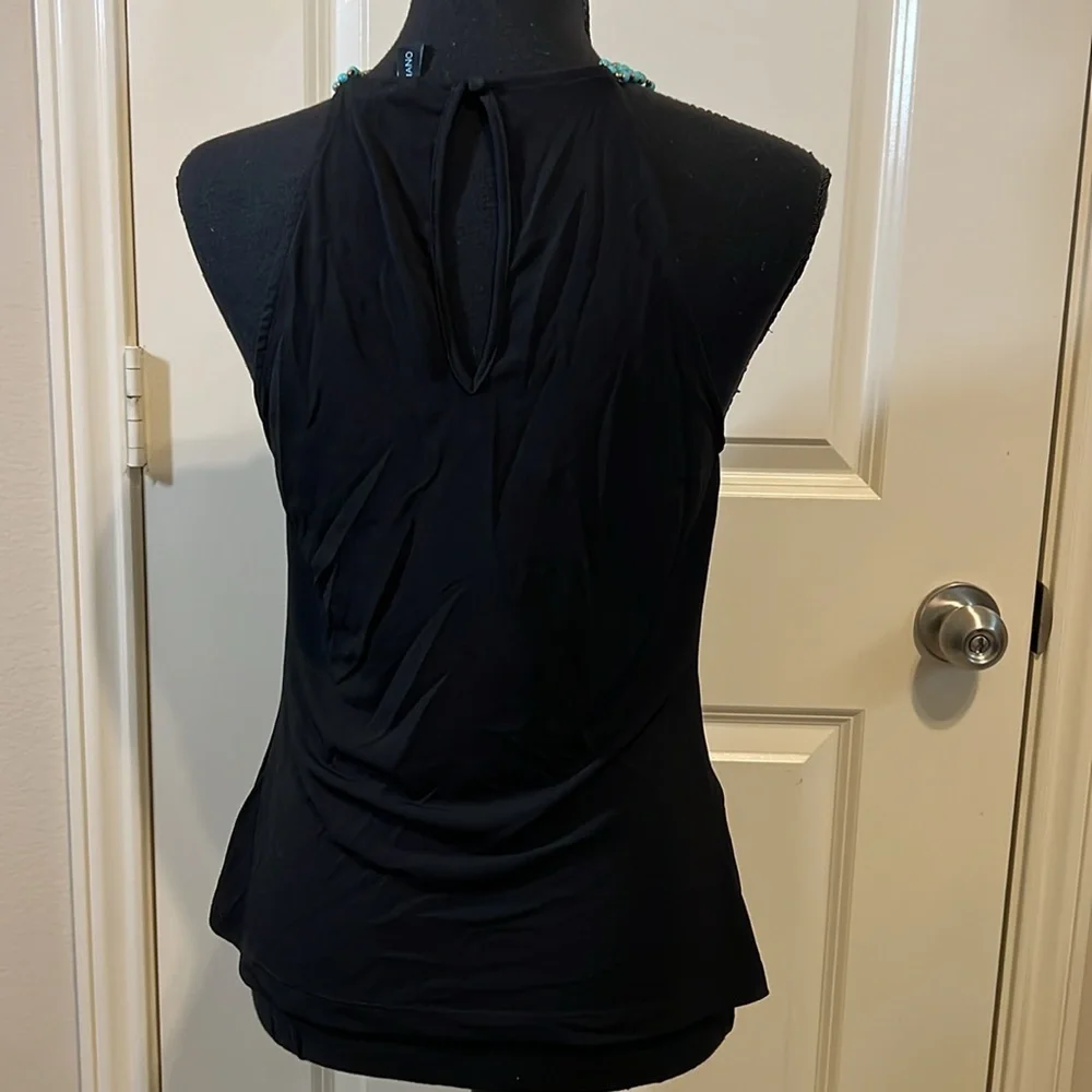 Marciano turquoise stone embellished top - Picture 4 of 6
